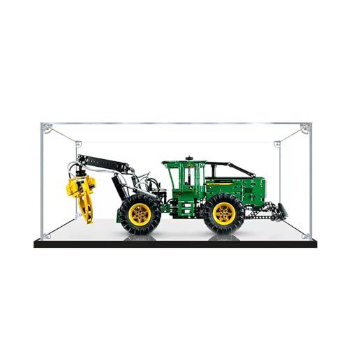 Figures Display Box for LEGO 42157 John Dwer 948Lll Skidder Acrylic Dustproof Transparent Custom Display Case No Model mirrors3mm