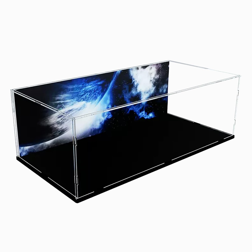 Figures Display Box for LEGO 75252 Imperiial Star Desstroyer Acrylic Dustproof Transparent Custom Display Case No Model mortise tenonbackground