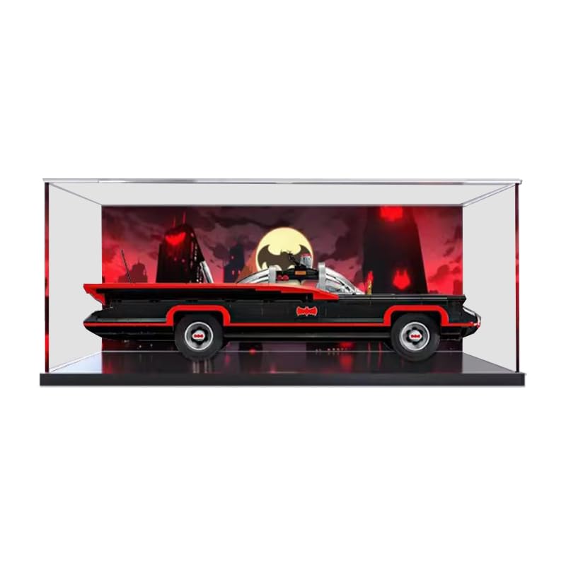 BoHeart Acrylic Display Case for Lego 76328Dustproof Box Storage Box Transparent Box Display Box Compatible with Lego 76328Only Case No Model Painted