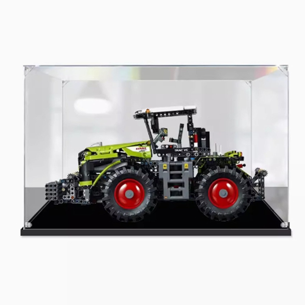 Clear Acrylic Display Box Compatible with Lego 42054 Heavy Duty Tractor Model Dustproof Display Gifts Protect Decorations Collectibles Storage Organizer Box Only 2mm