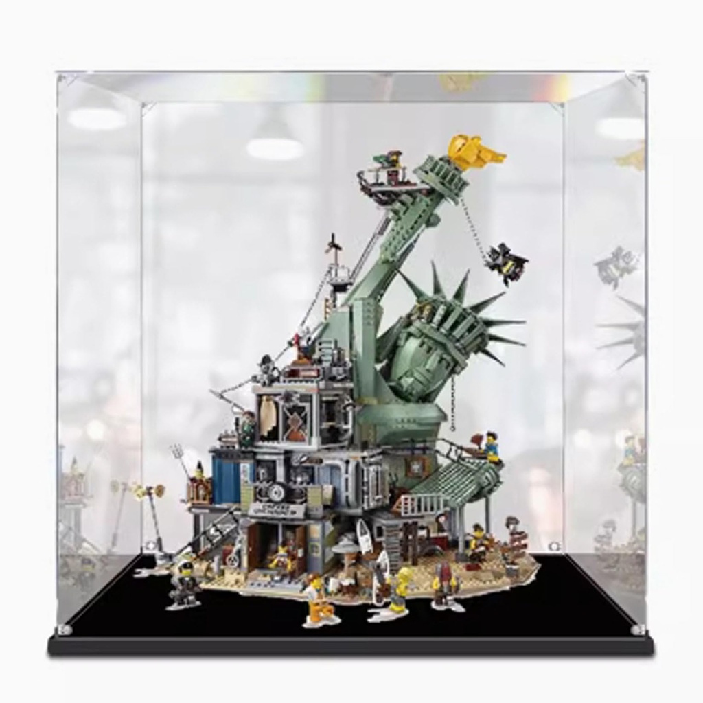 Acrylic Display Case for Lego 70840 Statue of LibertyTransparent Dustproof Display Box Compatible with Lego 70840 Kit Model not Included 2mm