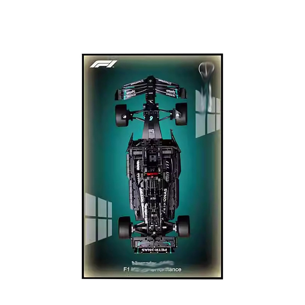 F1 Lego 42171 Car Model Decorative Wall Panel Gift Idea Wall Panel Only No Model Wall Socket Light