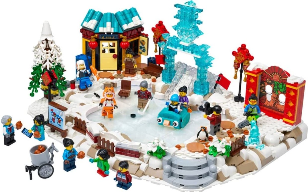 LEGO 80109 Moon Year Ice Festival Chinese Year Set Lunar Year Ice Festival