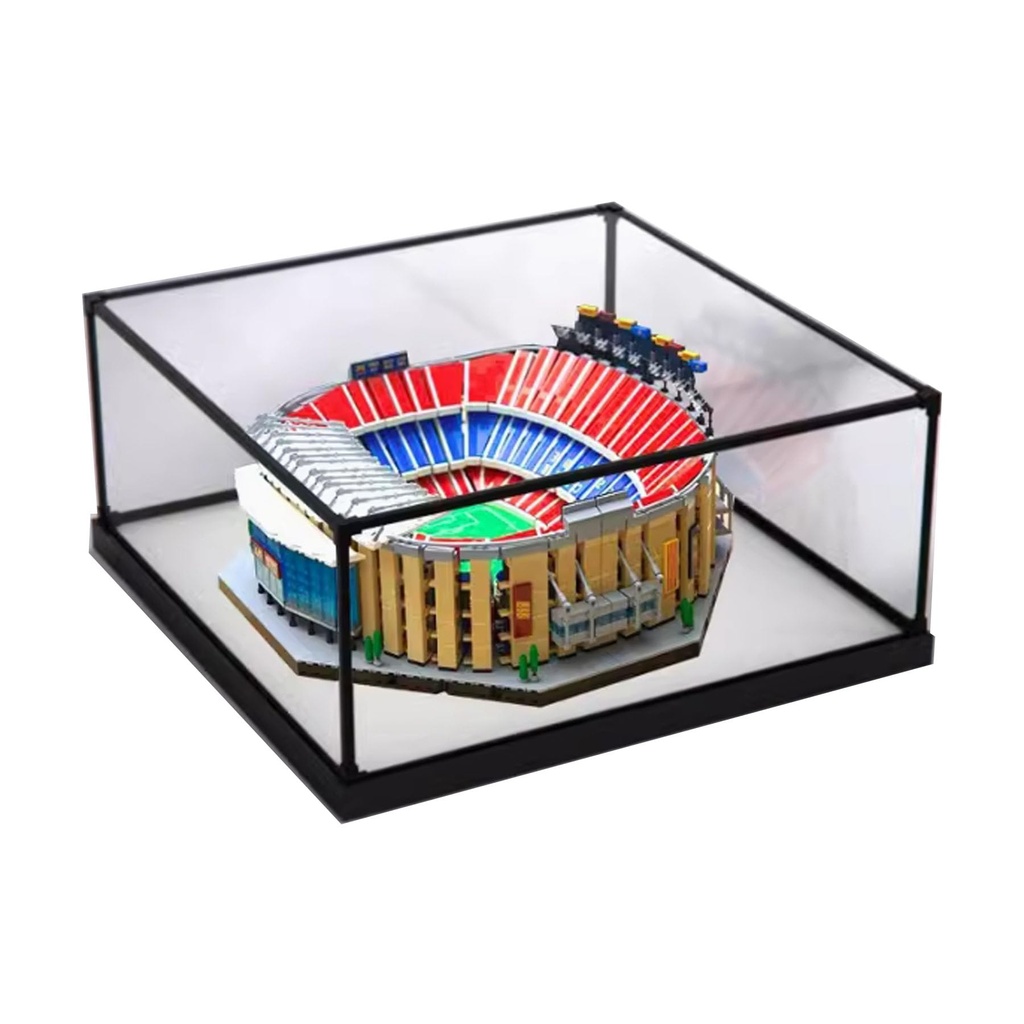 Clear Acrylic Storage Box Compatible with Lego 10284 Ballpark Building Block Model Box Box Only Style 1