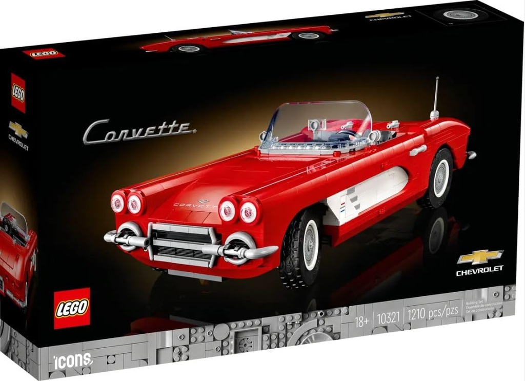 LEGO Icons Chevrolet Corvette 1961 10321 Toys