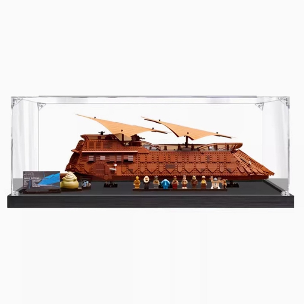Transparent Acrylic Display Case for Lego 75397 Jabbas Sailing Yacht Dustproof Display Case Model not included 3mm
