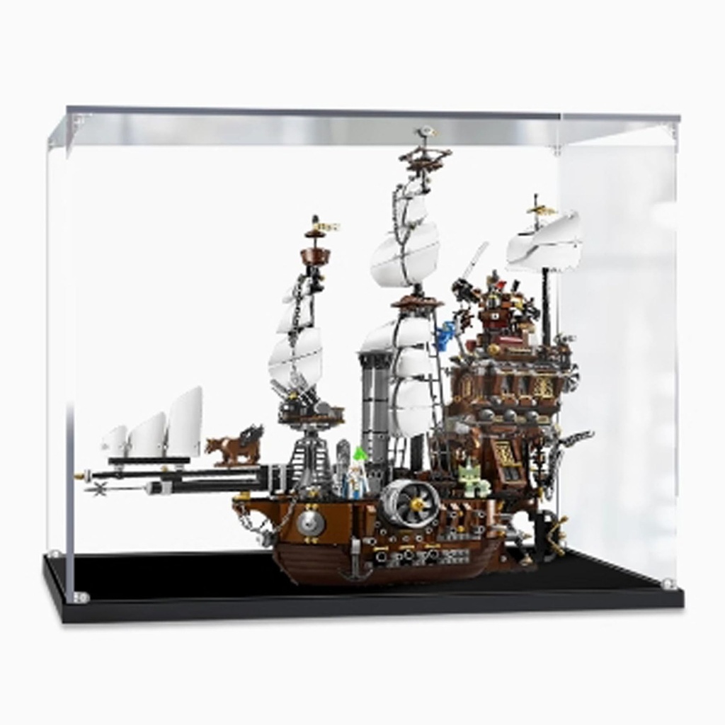 Acrylic Display Box for Lego 70810 Mechanical Pirate Ship Clear Dustproof Display Box Box Only Lego Set Not Included 3mm