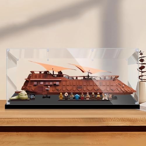 Transparent Acrylic Display Casefor Lego 75397 Sailing Yacht Model Clear BoxStorage BoxDisplay BoxCompatible with 75397 Model Display Box only SClass Regular
