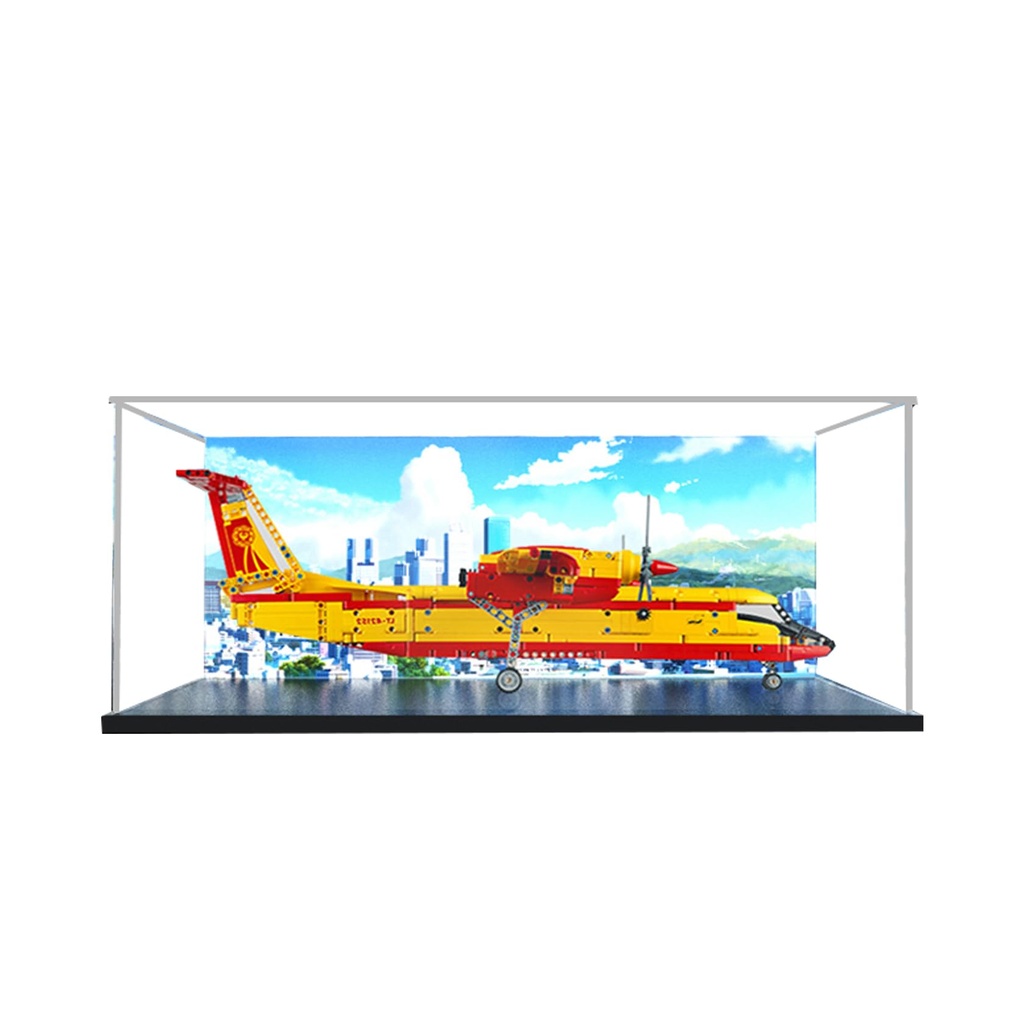 Display Case for Lego 42152 Firefighter Aircraft Ultimate Display Solution for Model Collectibles Protect Your Models Theme B