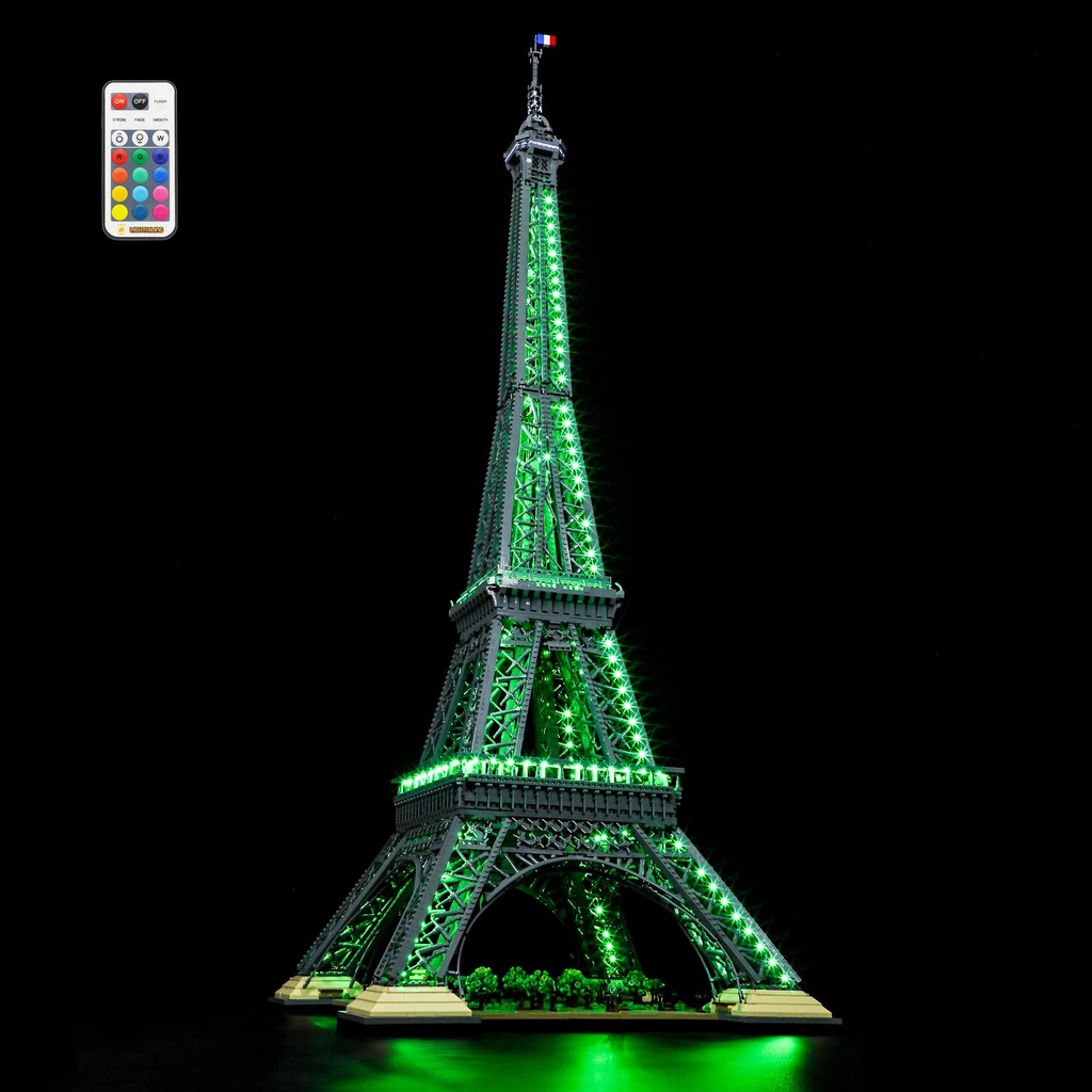 Lightailing Light for Lego 10307 EiffelTower Led Lighting Kit Compatible with Lego Building Blocks ModelRemoteControl Version NOT Included The Model Set