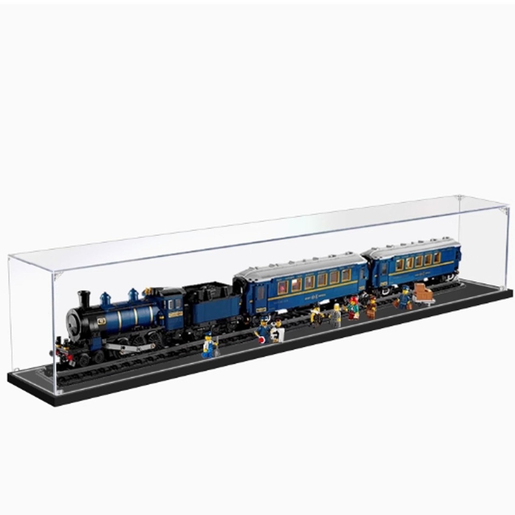 Acrylic Display Case Compatible with Lego 21344 Orient Express Model Set Dustproof Transparent Display Case Storage Box Display Case Only 2mm