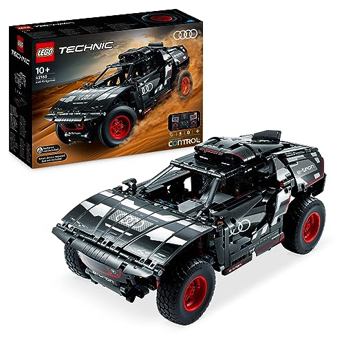 LEGO Technic Audi RS Q etron Remote Control Rally Car Toy Dakar Rally OffRoad Car Model Set AppControlled RC with CONTROL Gift Idea for Boys Girls and Fans Aged 10 Plus to Build 42160