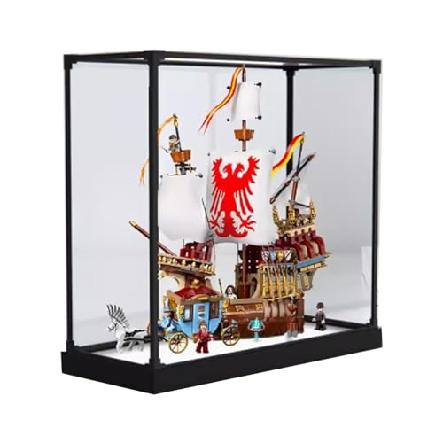 Clear Acrylic Storage Box Compatible with Lego 6440 Ship Building Block Model Box Only Style 1