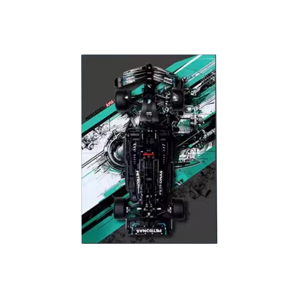 Display Wallboard for Lego 42171 F1 Formula Racing Model Decorative Display Panels for Lego Wall Mounted Displays Wallboard GiftOnly Display Wallboard NO Model