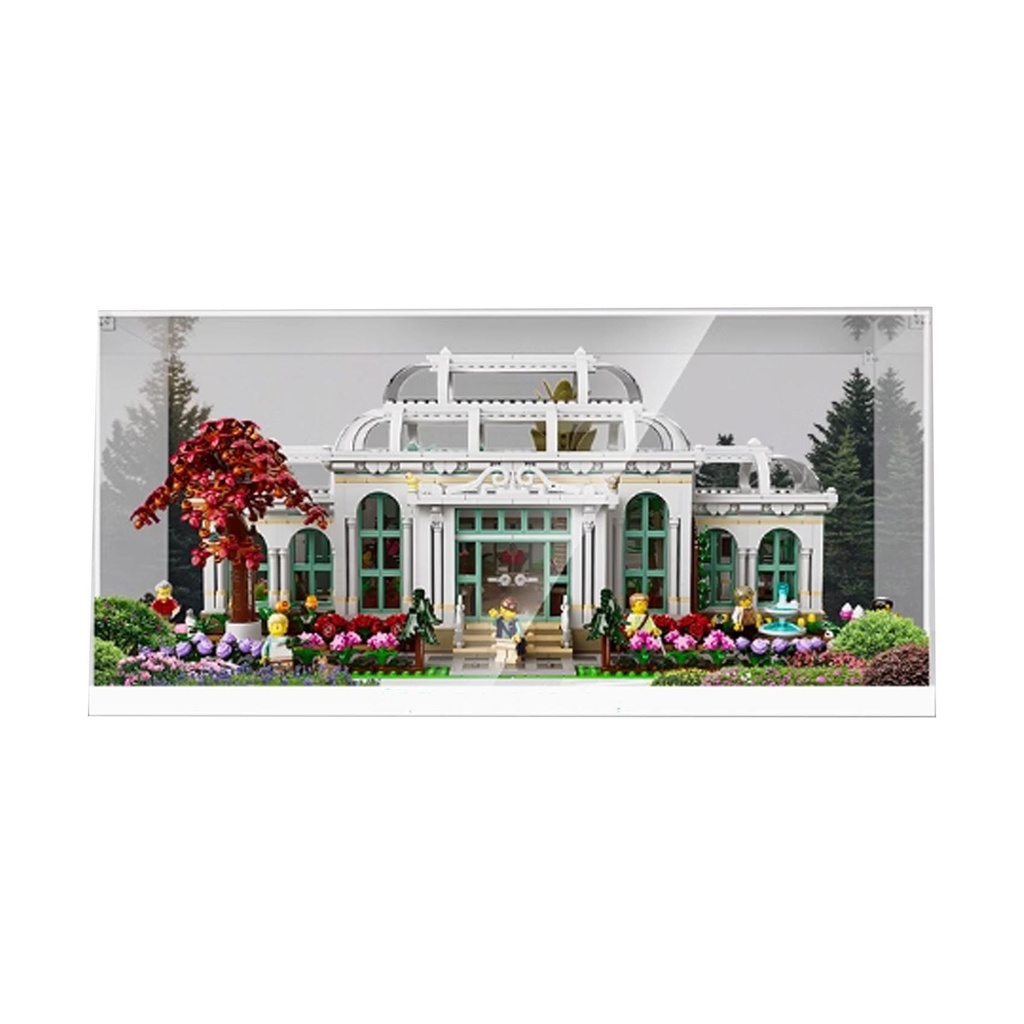 Transparent Acrylic Display Casefor Lego 21353 Botanical Gardens Model Clear BoxStorage BoxDisplay BoxCompatible with 21353 Model Display Box only Patchwork