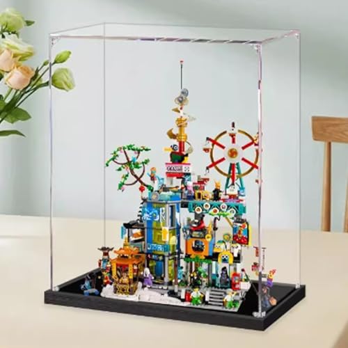 Acrylic Display Box for Lego 80054 Model Transparent Dustproof Display Box Compatible with Lego 80054 Construction kit Model Not Included 3mm