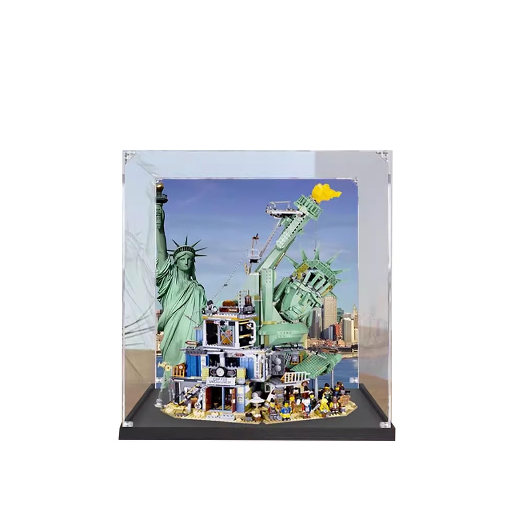 Acrylic Display Case for Lego 70840 Racing Model Display Box Compatible with Lego 70840 Dustproof Display Box Transparent BoxOnly Case No Model
