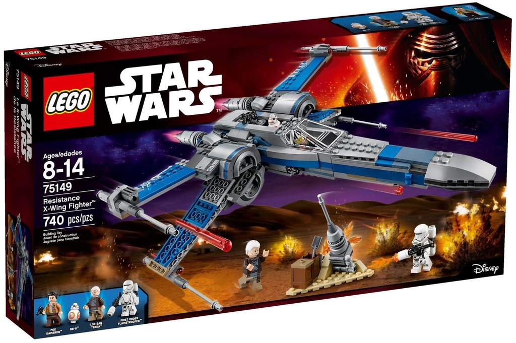 LEGO 75149 Star Wars Resistance XWing Fighter Construction Set MultiColoured