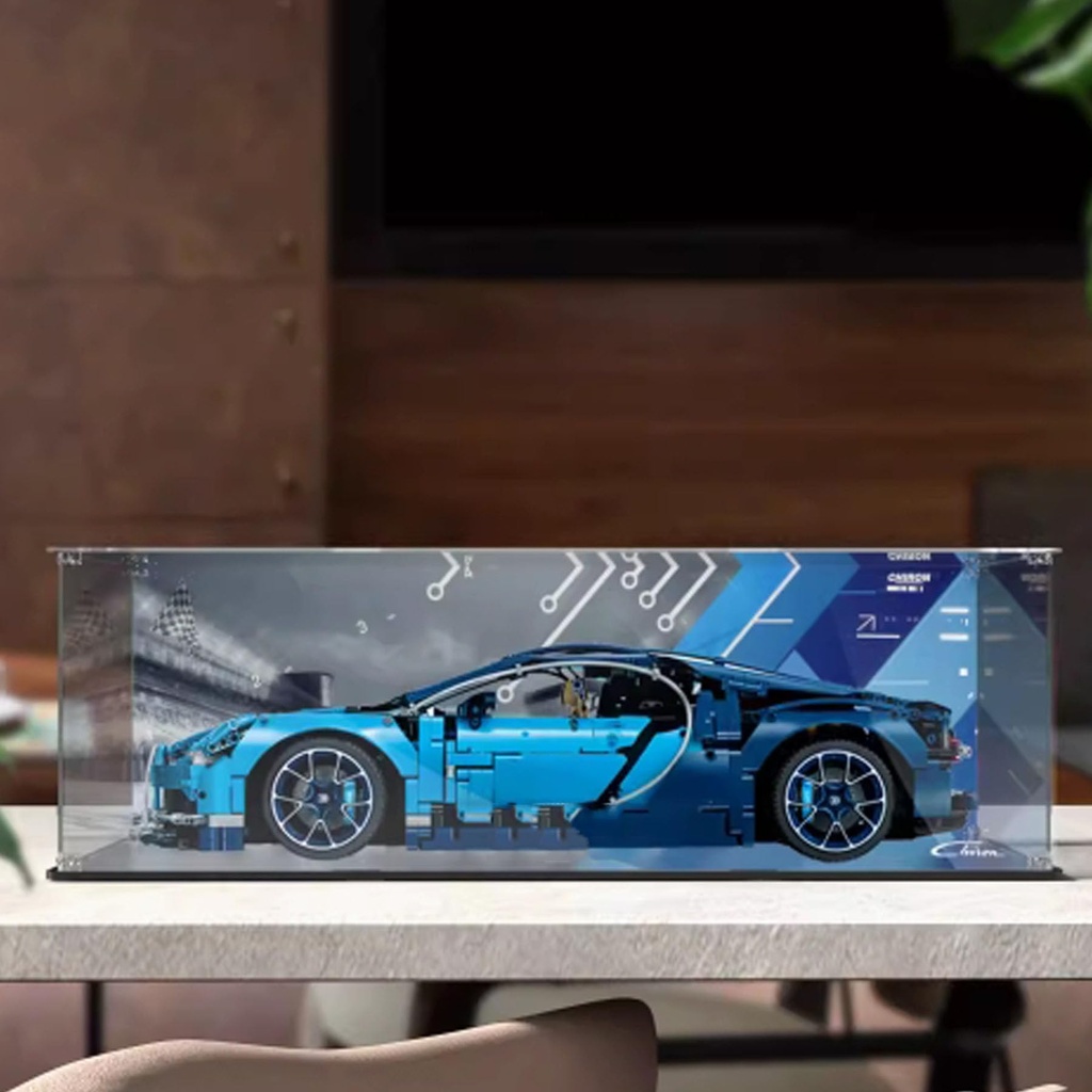 Acrylic Display Case Compatible with Lego 42083 Racing Building Block Model Protective UV Dust Collector Box Collectors Gift Protect and decorate your masterpieces Box Only Background