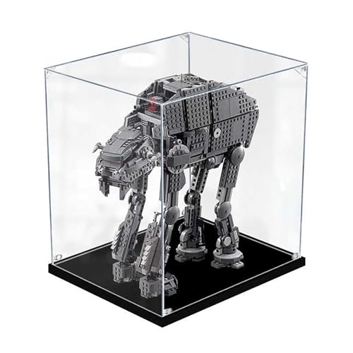Acrylic display box for Lego 75189 Heavy Assault Walking Mech acrylic display box Transparent dustproof figure storage boxbest giftcollect and protect your modelno modle Transparent 2mm