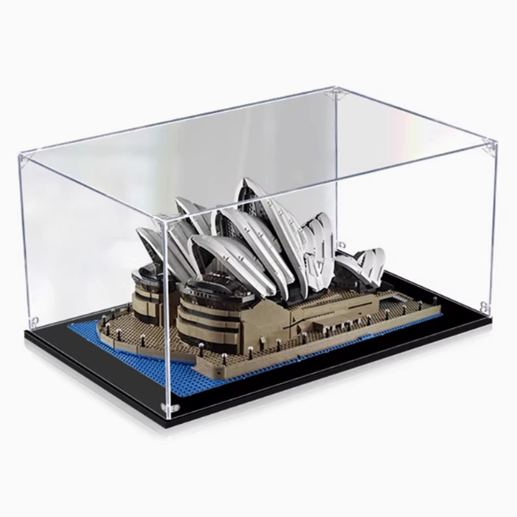 Transparent Acrylic Display Box for Lego 10234 Sydney Opera House Display Box Block Collectibles Transparent Dustproof Display Box Organiser Display Box Stand Display Box Only 2mm
