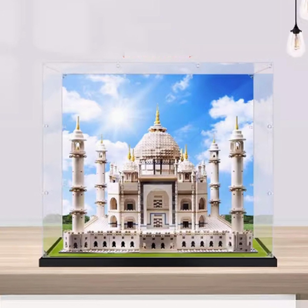 Dustproof Acrylic Clear Display Box Compatible with Lego Taj Mahal 10256 Display BoxDustproof Box Storage BoxDisplay Box Only Display Box