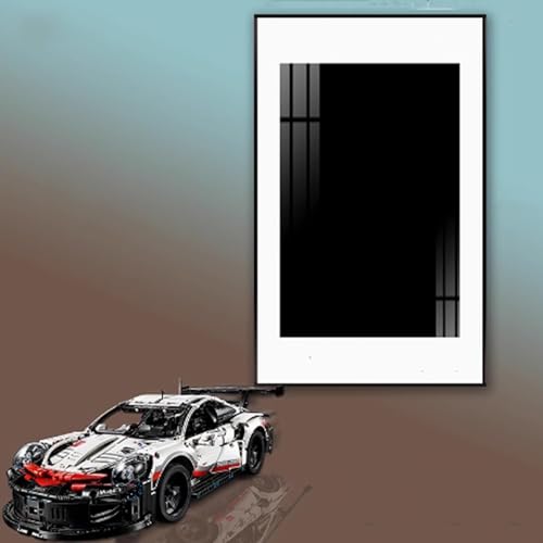 Transparent Crystal Mirror Display case for Lego car Models WallMounted Decorative Display Wall Plate Display case only 42096A