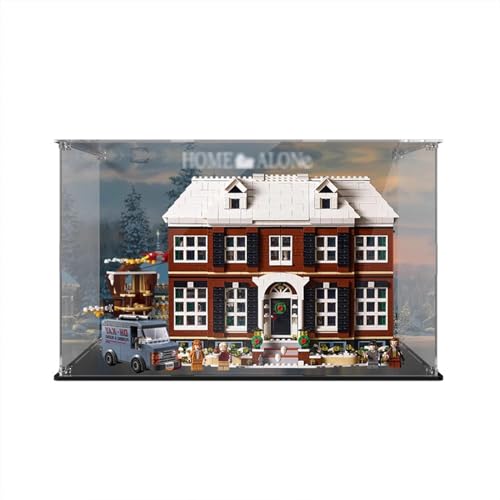 Acrylic Display Case Is Compatible with Lego 21330 Ideas Home Alone Model Collectibles Dustproof Clear Display Box only Storage Box 3mm background