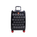 LEGO Suitcase Black 20 Special Feature Spinner Wheels Stretchable Strap Carrying Handle