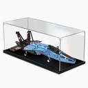 CHIFENMS Acrylic Display Case Compatible for Lego 42066 Air Jet Aircraft Dustproof Display Box Showcase Case Only Lego Sets are NOT Included 2mm