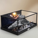 Acrylic Display Case for Lego 75394 Imperial Star DestroyerDustproof Box Storage Box Transparent Box Display Box Compatible with Lego 75394Only Case No Model