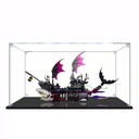 Figures Display Box for LEGO 71469 Nightmare Shark Boat Model Acrylic Dustproof Transparent Display Case No Model 3mm