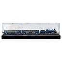 Transparent Acrylic Display Casefor Lego 21344 Train Model Clear BoxStorage BoxDisplay BoxCompatible with 21344 Model Display Box only Wood Grain Raised Base