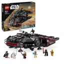 LEGO Star Wars The Dark Falcon Starship Set Vehicle Building Toy for 10 Plus Year Old Boys Girls with 6 Minifigures Incl C3PO Birthday Gift for Kids and Fans 75389