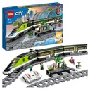 LEGO City Express Passenger Train Set Remote Controlled Toy Gifts for 7 Plus Year Old Kids Boys Girls with Working Headlights 2 Coaches and 24 Track Pieces Plus 6 Minifigures 60337