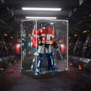 BoHeart Acrylic Display Case for Lego 10302 Transformers Optimus Prime customizedtransparent Dustproof display box can be collected Size28x24x405 cm Model Not Included