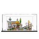 SONNIES Acrylic Display Case for Lego 10316 Rivendell Castle Dustproof Storage Box Transparent Display Box Compatible with Lego 10316 Only Case No Model