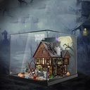 Acrylic Display Clear Collectors Box Compatible with Lego 21341 Witchs Magic House Building Block Model Dust Storage Box Display Box Box Only Style 1