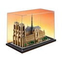 FEIFANBOYANG Acrylic Transparent Display Case for Lego 21061 Notre Dame de Paris Model Dustproof Transparent Display Case Showcase 177 98 137 inches Display Case Only 3mm