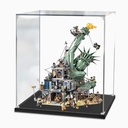 CHIFENMS Acrylic Display Case Compatible for Lego 70840 Collapse of The Statue of Liberty Dustproof Display Box Showcase Case Only Lego Sets are NOT Included 3mm