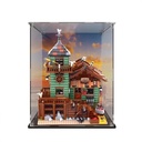 Acrylic Display Case Box Suitable for Lego 21310 old fishing cabin houseDisplay box Used for Model display dustproof collectible Storage Model not included 3mm background