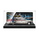 HALF MANGO Acrylic Display Case for Lego Icons Ghostbusters ECTO1 10274 CarDustproof Display Box compatible with Lego ModelGift Background A