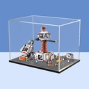 Acrylic Display Case for Lego 60434 Space Base and Rocket Launchpad Model without Brick Model Option B
