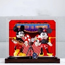 Transparent Acrylic Display Casefor Lego 43179 Dolls Model Clear BoxStorage BoxDisplay BoxCompatible with 43179 Model Display Box only Black Walnut