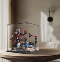 BoHeart Display Box for LEGO 76314 for lego 76314 Captain America Civil War Acrylic Dustproof Transparent Custom Display Case No Model Background