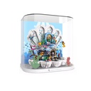 TRUSTFAR Acrylic Display Case for Lego 43225 Princess The Little Mermaid Royal Clamshell Dustproof Transparent Protective Case Compatible with Lego 43225 The Model NOT included onepiece