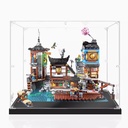 Acrylic Display Box for Lego 70657 City pier Clear Dustproof Display Box Box Only Lego Set Not Included 3mm