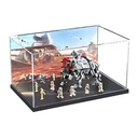 Figures Display Box for LEGO 75337 for ATTE Walker Acrylic Dustproof Transparent Custom Display Case No Model background C