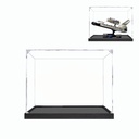 Figures Display Box for LEGO 10283 for Space Shuttle Discovery Acrylic Dustproof Transparent Custom Display Case No Model snap fastener2mm