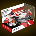 BoHeart Acrylic display case for Lego 10330 McLaren MP4 Racing customizedtransparent Dustproof display box can be collected Size40x20x20 cm Model Not Included